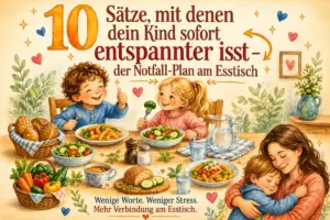 10 Sätze, die am Esstisch sofort Druck rausnehmen | Kostenloses E-Book