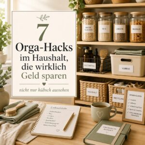 7 Orga-Hacks im Haushalt, die wirklich Geld sparen