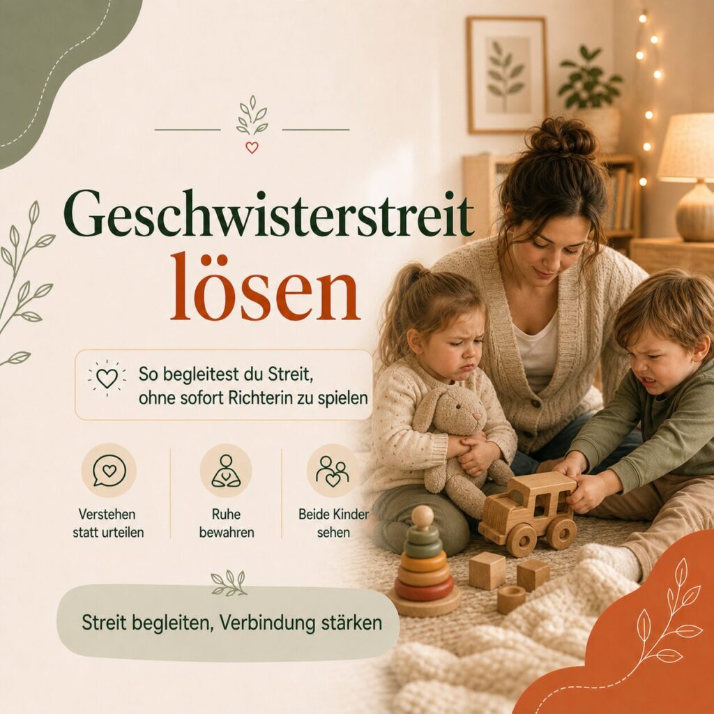 Geschwisterstreit lösen: Liebevoll begleiten ohne Dauerstress