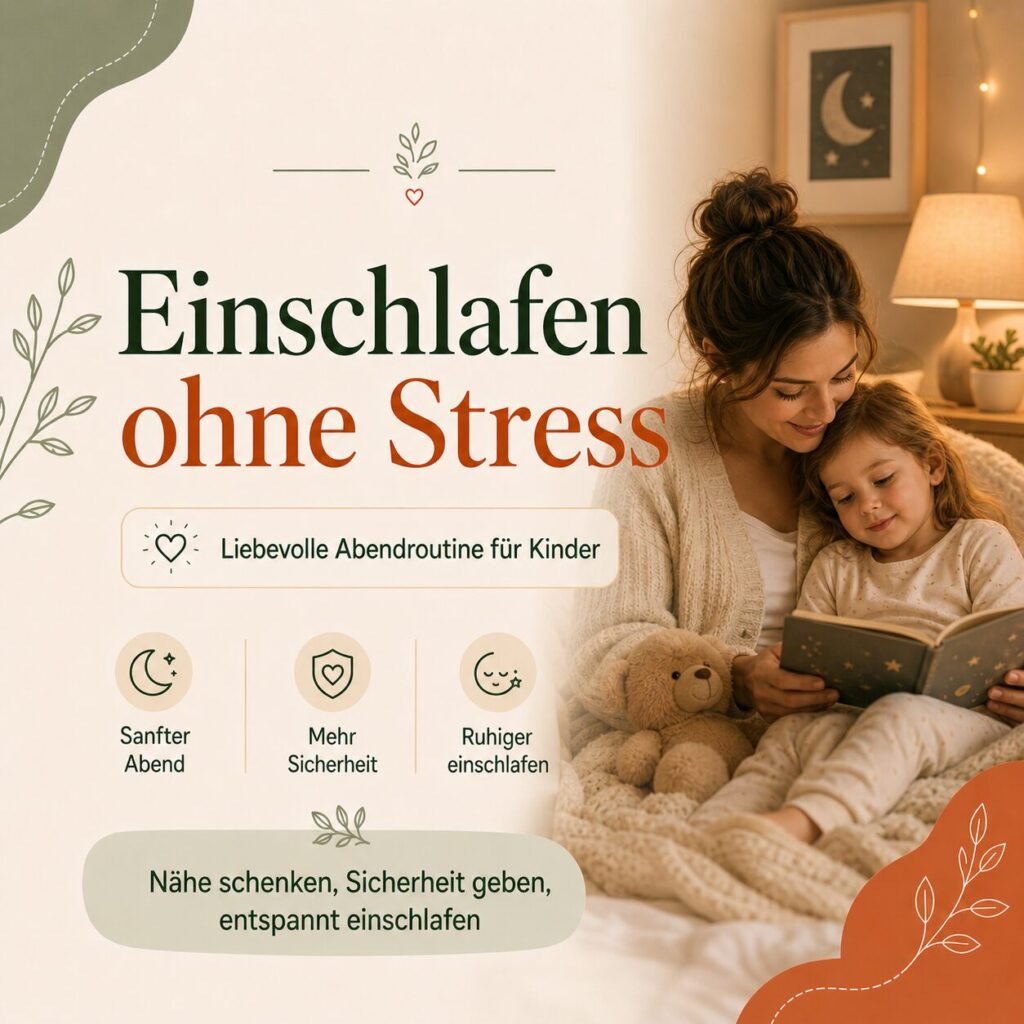 Einschlafen ohne Stress: Abendroutine für Kinder liebevoll gestalten