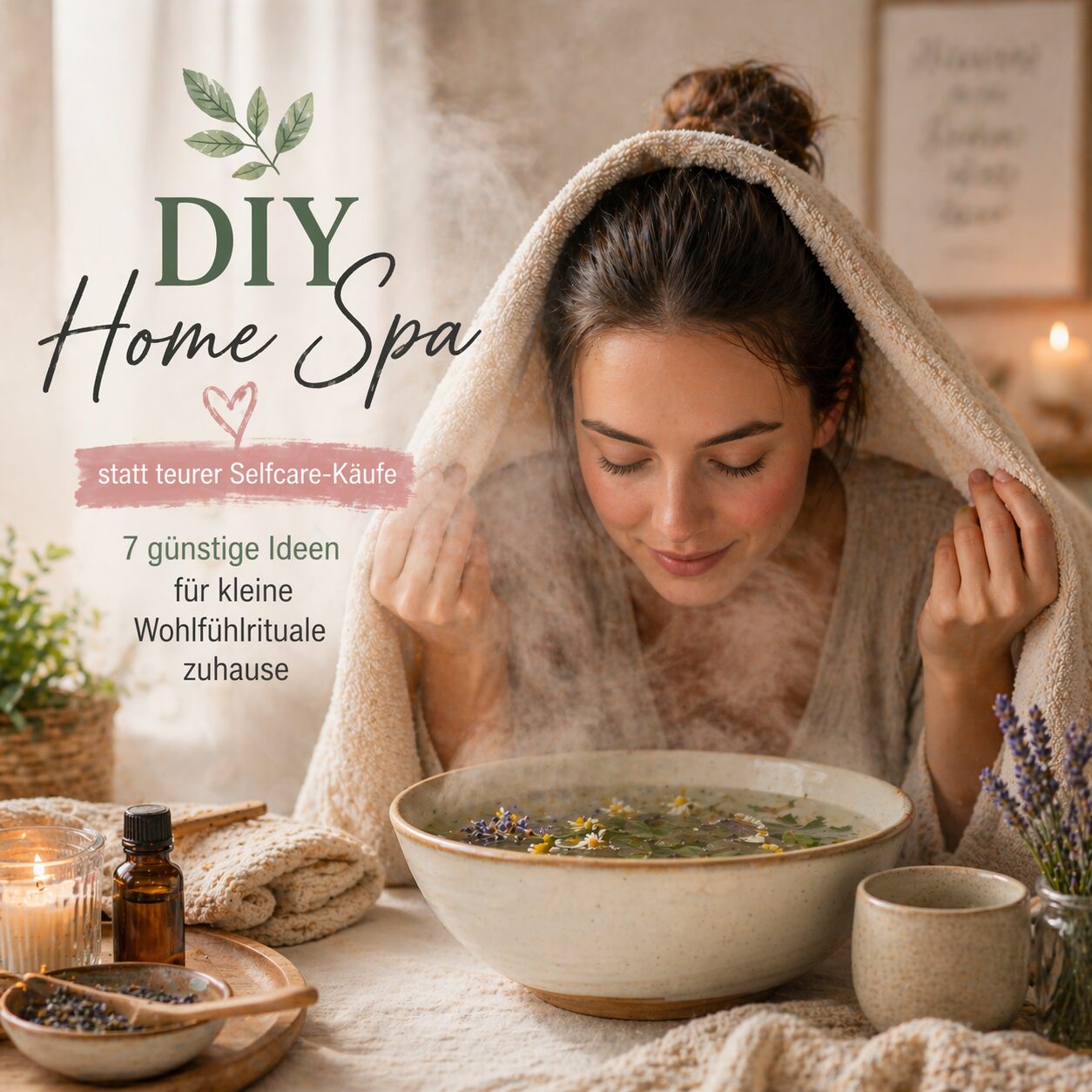 gesichtsdampfbad als kleine auszeit