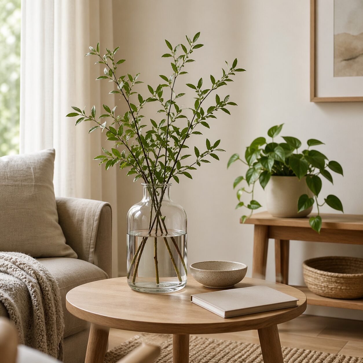 pflanzen oder zweige einsetzen