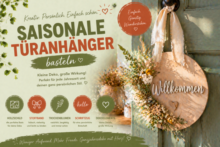 saisonale türanhänger basteln