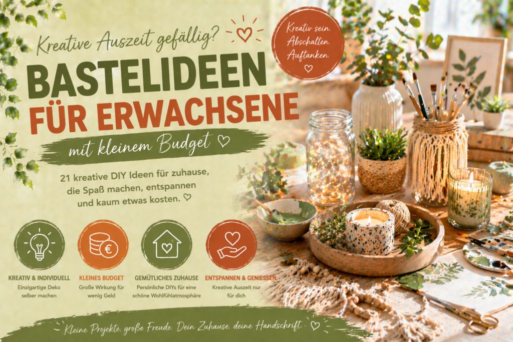 bastelideen für erwachsene mit kleinem budget