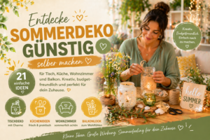Sommerdeko günstig selber machen: 21 einfache Ideen für ein schönes Zuhause
