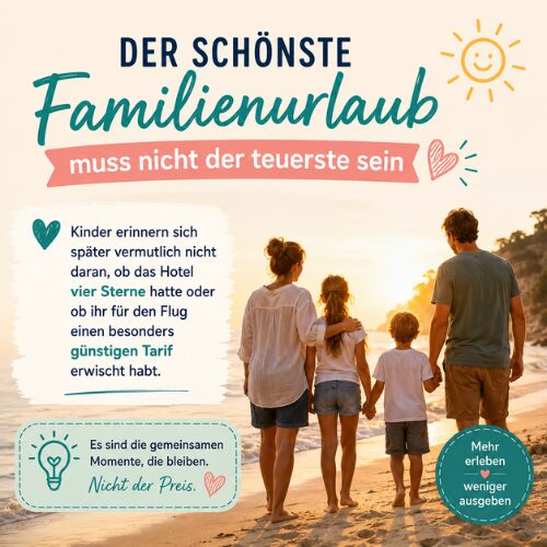 Der schönste Familienurlaub muss nicht der teuerste sein