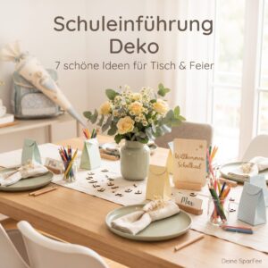 Schuleinführung Deko: 7 schöne Ideen für Tisch & Feier