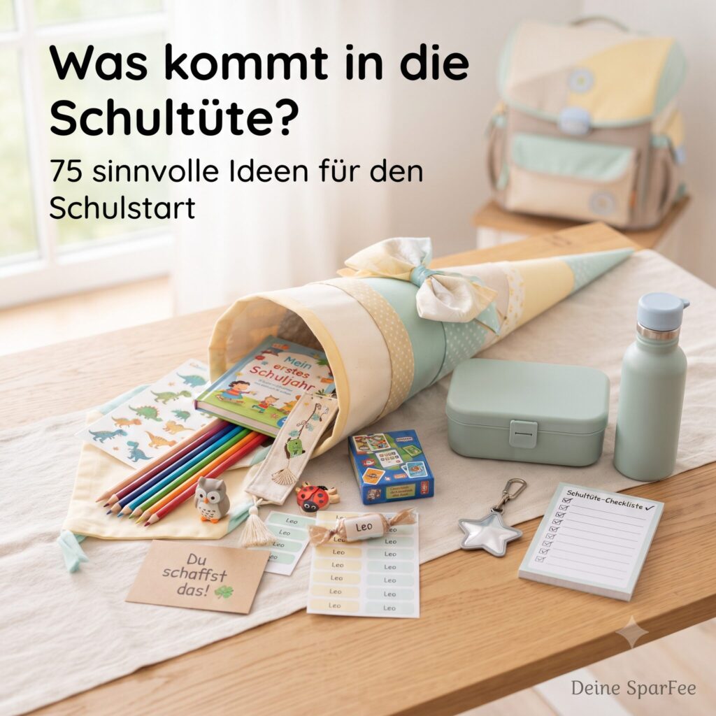 Was kommt in die Schultüte