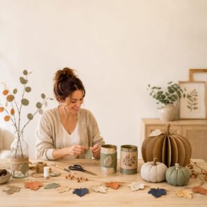Upcycling-Herbstdeko: 15 Ideen aus Altglas und Karton